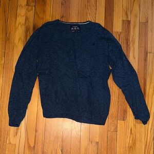 American Eagle Outfitters Navy V-Neck Sweater